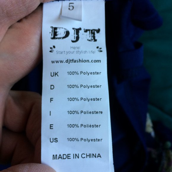 DJT Floral Dress NWOT Size M with  3/4 sleeve - Picture 8 of 12